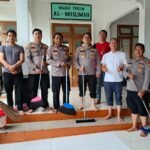 Kegiatan Korve Masjid Serentak Polda Metro Jaya Masjid Al Muaz Azazid Polsek Jati Asih