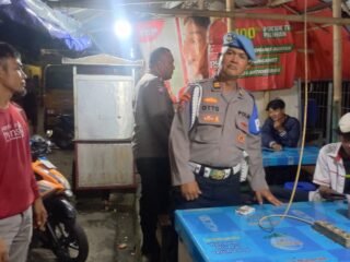 Polsek Medan Satria Sisir Titik Rawan Tawuran Hingga Bubarkan Kerumunan Pemuda