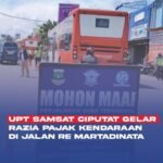 Dorong Kepatuhan Wajib Pajak, UPT Samsat Ciputat Gelar Razia Pajak Kendaraan di RE Martadinata,