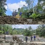 Danlanal Nias Selatan Tinjau Jembatan Bailey di Boronadu