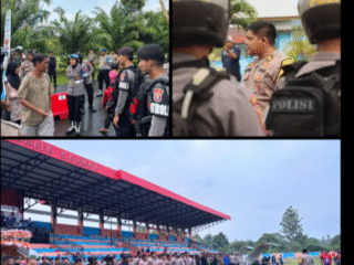 Polres Halsel Sukses Amankan Laga Final Bupati Cup 2025 Kab. Halsel