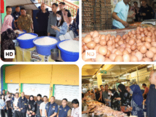 Jaga Stabilitas Pangan Ramadan, Satgas Saber Pangan Polres Jakbar Sidak Pasar Tradisional Pos Pengumben