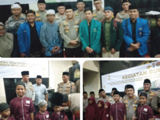 Berkah Ramadhan Polres Tanjung Perak Buka Puasa Bersama Insan Press, Mahasiswa Serta Santuni Anak Yatim Piatu