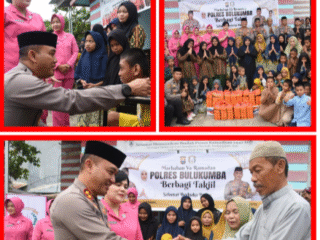 Polres Bulukumba Berbagi Berkah .Dibulan Suci Ramadhan. Di Panti Asuhan YPK Babussalam