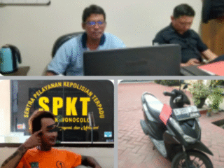 Reaksi Cepat Kurang Dari 24 Jam Pelaku Curanmor Dapat Di Bekuk Sat Reskrim Polsek Wonocolo