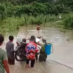 Warga Desa Hiliaurifa Hilisimaetano Minta Pembangunan Jembatan kepada Pemda dan DPRD Nias Selatan