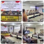 Polres kepulauan Meranti Bersama Lintas Sektor Gelar Zoom Kesiapan Operasi Ketupat Sambut Idul Fitri 1447 H.