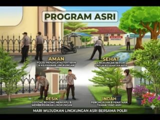Dukung Penuh Inovasi Presiden, Polres Tanjab Barat Gencarkan Program "ASRI" di Lingkungan Kepolisian