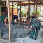Satgas TMMD Ke-127 Kodim 0116/Nagan Raya kebut RTLH Masuk Tahap Pengecoran Lantai