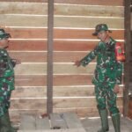 Dandim 0116/Nagan Raya Cek Langsung RTLH yang sedang di buat oleh satgas TMMD