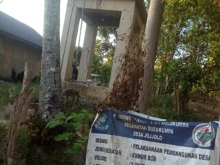 Proyek Sumur Bor Mallebbang Mangkrak .Warga Kecewa