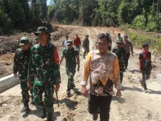 Tim Wasev Kunjungi Desa Ujung Blang dalam Rangka TMMD Ke-127 Kodim 0116/Nagan Raya TA. 2026