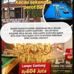 masih panas polemik anggaran meja biliar, ditambah lampu gantung – belum reda polemik meja biliar, kini lampu gantung rp604 juta dan tirai rp634 juta di rumdin pimpinan dprd sumsel disorot