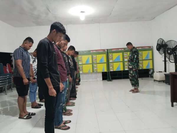 Apel Malam Satgas TMMD Ke-127 Kodim 0116/Nagan Raya, Disiplin Prajurit Tak Pernah Padam