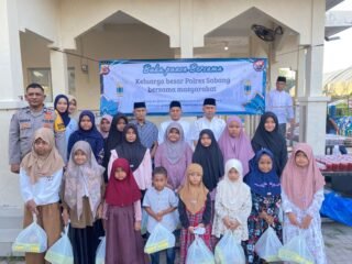 Ujud Kebersamaan dan Kedekatan: Polres Sabang Gelar Buka Puasa Bersama Masyarakat di Meunasah Al Huda