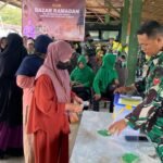 Bantu Ringankan Beban Masyarakat, Kodim 1202/Singkawang Gelar Bazar Ramadhan.