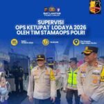 Tim Supervisi Mabes Polri Tinjau Pos Terpadu Tugu Lampu Gentur, Pastikan Kesiapan Operasi Ketupat Lodaya 2026 di Cianjur