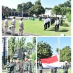 Anggota Kodim 0825/Banyuwangi Laksanakan Upacara 17-an, Amanat Pangdam V/Brawijaya Ingatkan Prajurit Selalu Hati-Hati Saat Mudik