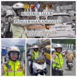 Satlantas Polres Cianjur Pantau Kepadatan Lalulintas di Jalur Puncak dan Pasar Cipanas