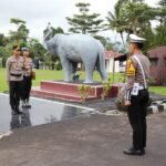 Amankan Malam Takbir Idulfitri 1447 H, Kapolres Lampung Barat Pimpin Apel Kesiapan Personel