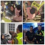 Respons Cepat Satlantas Polres Cianjur, Evakuasi Warga Terperosok Parit di Jalur Cipanas