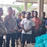 Kapolsek Ciputat Timur Berkunjung dan Salurkan Bantuan Sembako kepada Mahasiswa Papua