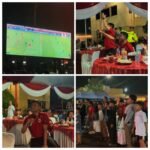 Pererat Talisilaturahmi dan Kebersamaan dengan Masyarakat, Polres Cianjur Gelar Nobar Timnas Indonesia