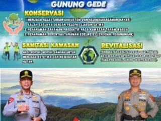 Komitmen Nyata Polda Jawa Barat dan Bhayangkari dalam Pelestarian Gunung Gede