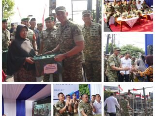 Pangdam V/Brawijaya Pimpin Ground Breaking Jembatan Garuda di Genting Kalianak, Surabaya