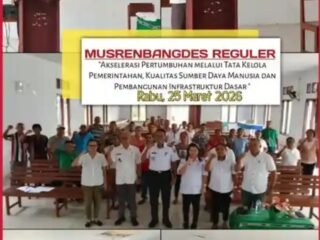 Camat Tanimbar Selatan N. Batmomolin, SH Menghadiri Musyawarah Perencanaan Pembangunan Desa Latdalam: Sinergi dan Kolaborasi untuk Kemajuan Desa