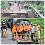 Polres Probolinggo Beri Bantuan Pipa Air Bersih Pascalongsor di Lumbang