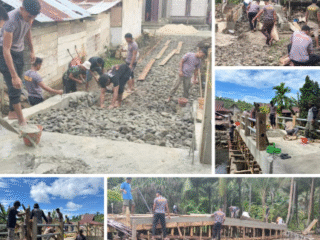 Dari Jembatan Kayu yang Hanyut, Polri Hadirkan Jembatan Merah Putih di Desa Salube*