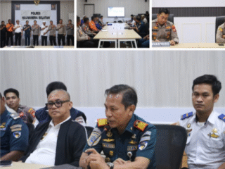 Polres Halsel Gelar Rapat Lintas Sektor Antisipasi Laka Laut Jelang Mudik Lebaran