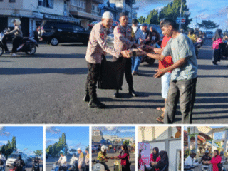 POLSEK PELABUHAN AHMAD YANI GELAR BERBAGI TAKJIL, PERERAT SILATURAHMI DI BULAN RAMADAN*