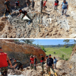 Satgas TMMD Pilih Bergerak Cepat Atasi Genangan Jalan Desa*