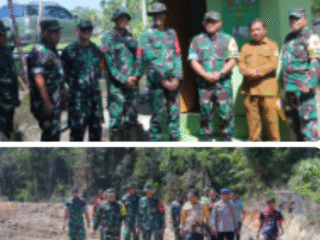 Kunjungan Kerja Tim Wasev Di Lokasi TMMD Ke-127 Kodim 0116/Nagan Raya, Meninjau Dan Evaluasi Program Pembangunan