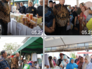 Benyamin Buka Bazar Ramadan di Pondok Aren Tangsel, 11.000 Paket Sembako Murah Diserbu Warga Meski Kondisi Hujan