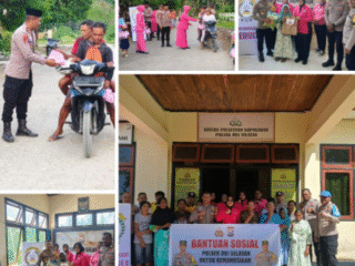 Polsek Obi Selatan Salurkan Bansos dan Gelar Buka Puasa Bersama Warga