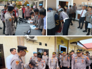 Personel Polres Bulukumba Mendadak Pemeriksaan Tes Urine dan Senjata Api