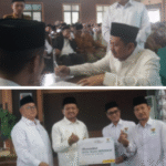 Teladan di Hari Nuzulul Quran, Bupati Dony Ahmad Munir Serahkan Zakat Mal ke BAZNAS Sumedang.