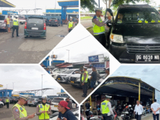 Personel Operasi Ketupat Kie Raha 2026 Gencarkan Patroli Demi Kelancaran Arus Mudik