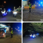 Cegah Laka Lantas, Personel Pos Pam Terpadu Operasi Ketupat Kie Raha 2026 Polda Malut Gelar Patroli Blue Light