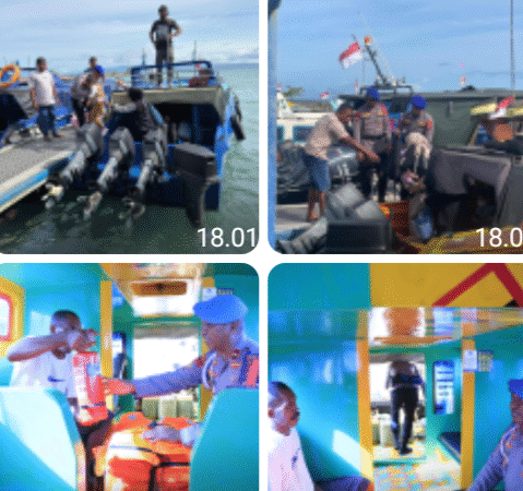 Personel Operasi Ketupat Kie Raha 2026 Polda Malut Intensifkan Patroli Pengamanan Jalur Laut saat Perayaan Idul Fitri 1447 H