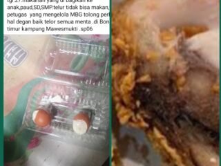 Di Suguhkan Makanan Belum Matang, Pengelola MBG Di Kabupaten Sarmi Hanya Mengejar Nama, Ada Apa di Balik Bisnis ini ????.