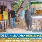 Desa Hililaora Bergerak! Bantuan Beras dan Minyak Disalurkan untuk Warga Membutuhkan