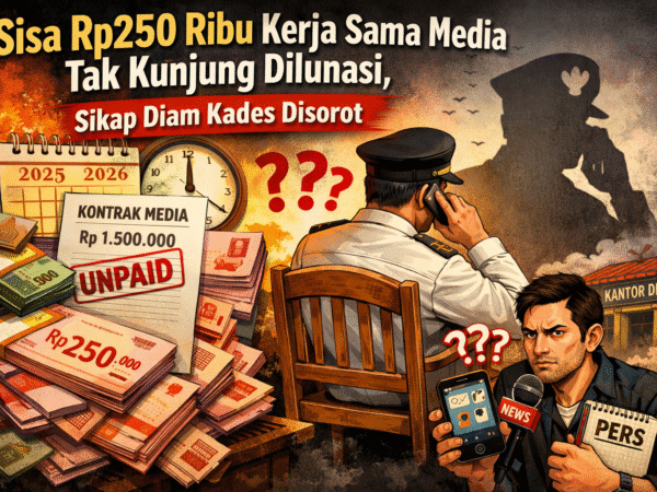 Sisa Rp250 Ribu Kerja Sama Media Tak Kunjung Dilunasi, Sikap Diam Kades Kelaan Disorot