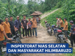 Inspektorat Nisel Lakukan Audit di Hilimbaruzo, Pastikan Transparansi Dana Desa.