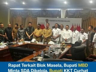 Rapat Terkait Blok Masela, Bupati MBD Minta SDA Dikelola, Bupati KKT Churat Soal Demo.