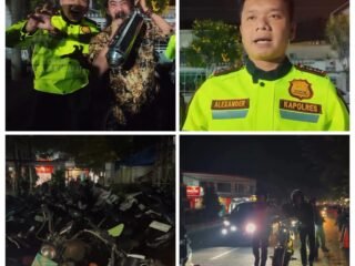 Polres Cianjur Tertibkan Knalpot Brong, Master Limbad Sampaikan Pesan Moral