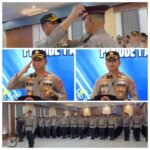 Kapolres Cianjur Pimpin Upacara Korps Raport Kenaikan Pangkat Pengabdian Periode 1 April 2026